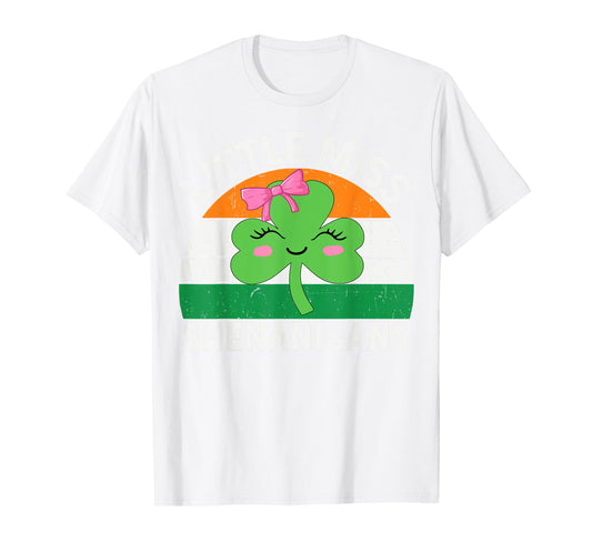 St Patricks Day Little Miss Shenanigans Irish Girls Toddlers T-Shirt