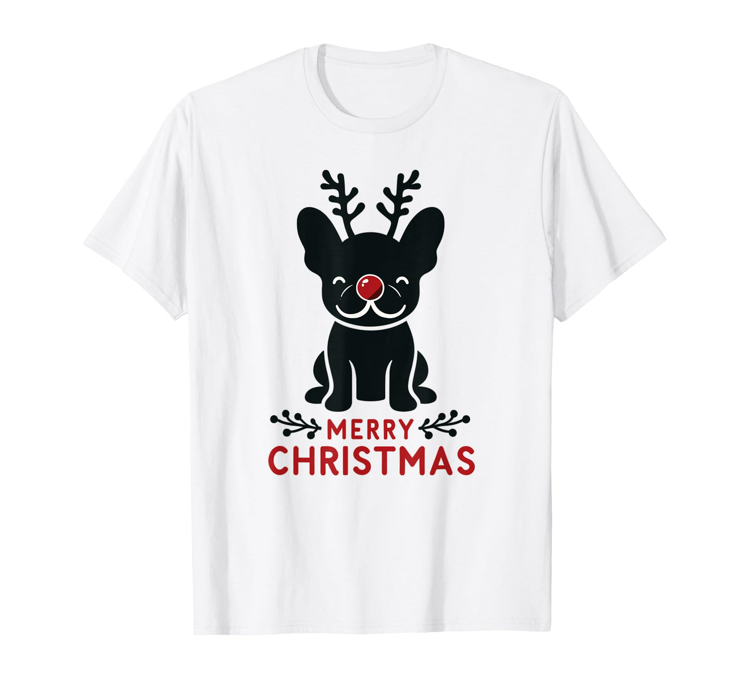 French Bulldog Merry Christmas Winter Dogs Christmas T-Shirt