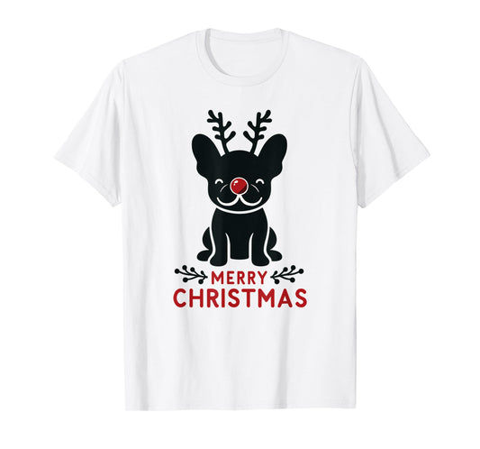 French Bulldog Merry Christmas Winter Dogs Christmas T-Shirt