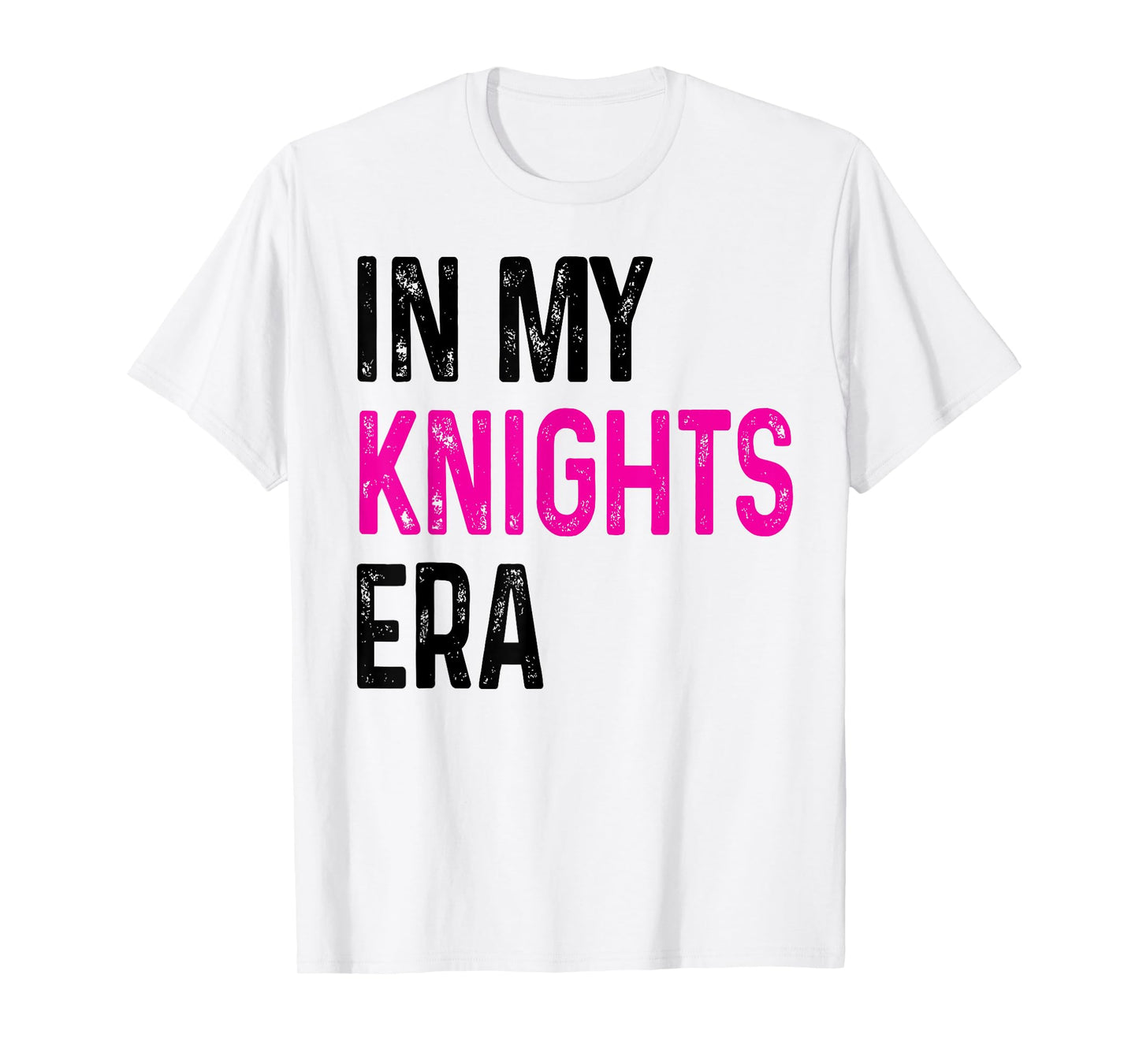 In My Knights Era Back to School Spirit Game Retro Groovy T-Shirt