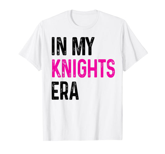 In My Knights Era Back to School Spirit Game Retro Groovy T-Shirt