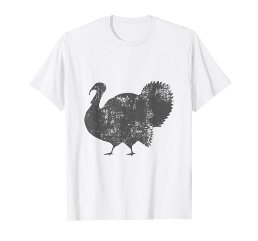 Vintage Distressed Turkey Large Bird Thanksgiving lover T-Shirt