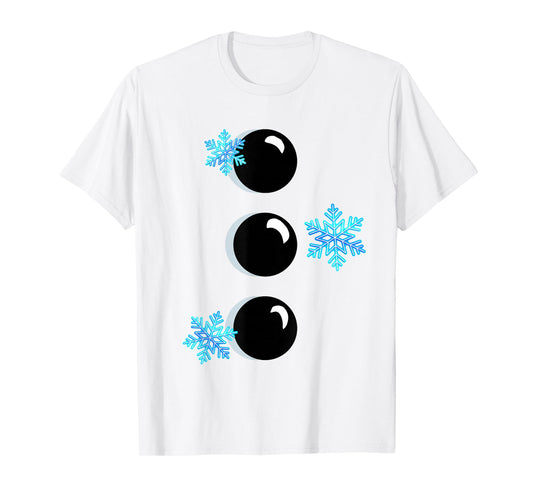 Winter Snowman Christmas Xmas Costumes Men Women T-Shirt