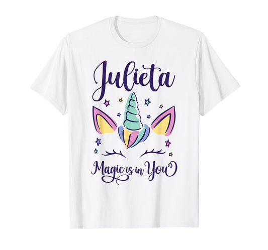 First Name Julieta Personalized I Love Julieta T-Shirt