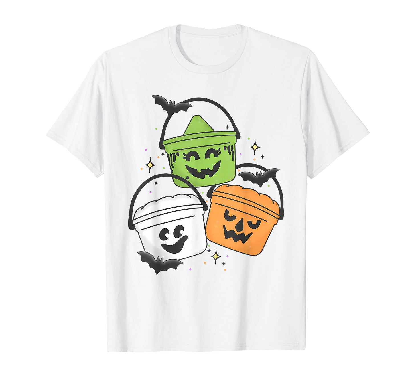 Funny Retro Vintage Spooky Chicken Nuggets Pumpkin Halloween T-Shirt