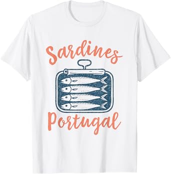 Sardines Tinned Fish Retro Graphic For Men Women T-Shirt