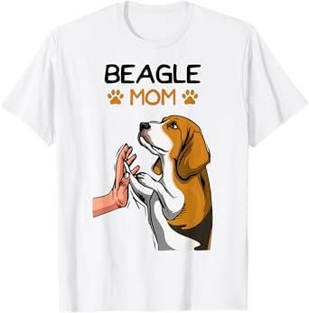 Beagle Mom Dog Mama Girl Mother´s Day T-Shirt