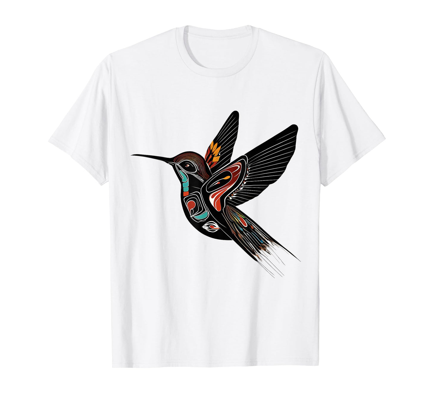 Native American Art - BIRD - Traditional Style Animal T-Shirt