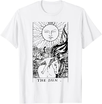 The Sun Vintage Tarot Card Inspired T-Shirt