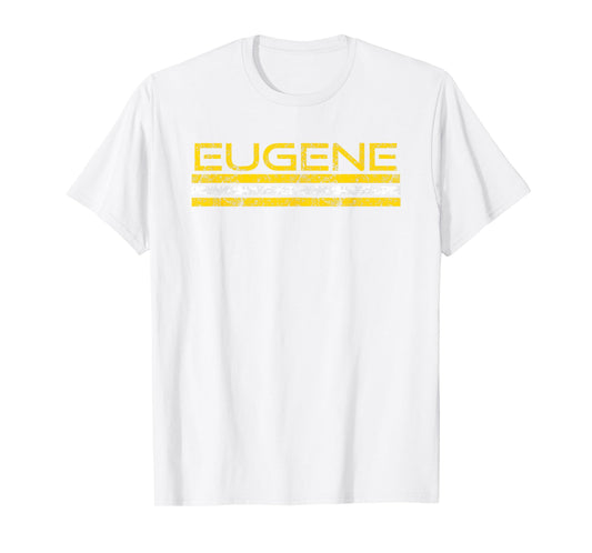 Eugene Oregon Retro Vintage Weathered T-Shirt