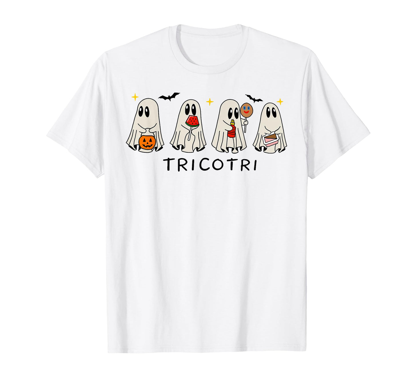 Retro Tricotri Mexican Ghost Hispanic Mexicano Halloween T-Shirt