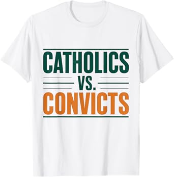 Classic Catholics vs Convicts 1988 T-Shirt
