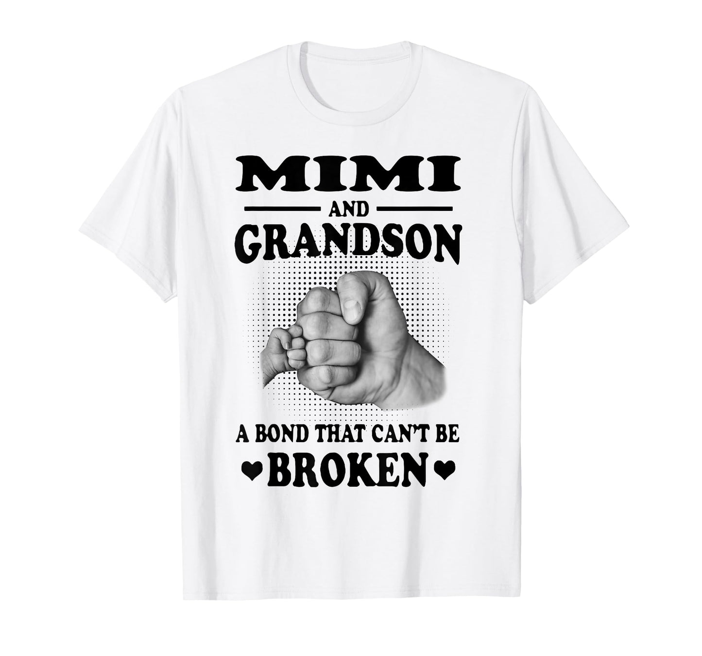 Mimi And Grandson A Bond That Can't Be Broken Gift T-Shirt