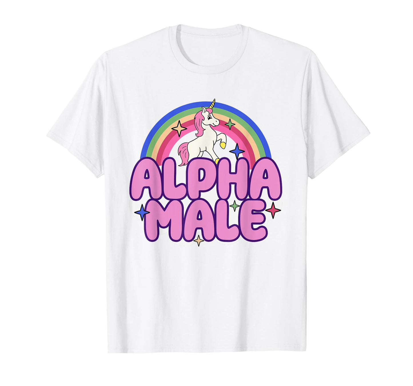 Ironic Alpha Male Unicorn Funny Sarcastic Hilarious Meme T-Shirt