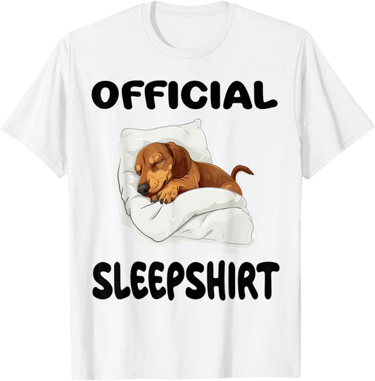 Dachshund Doxie Dog Official Sleepshirt Pajamas Nightgown T-Shirt