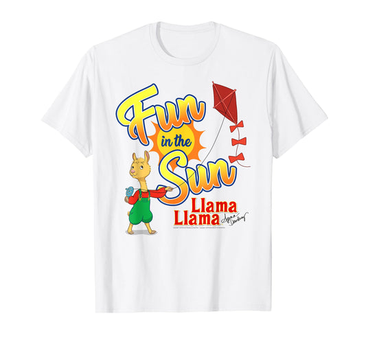 Llama Llama Red Pajama Netflix "Fun in the Sun" Tee Shirt T-Shirt