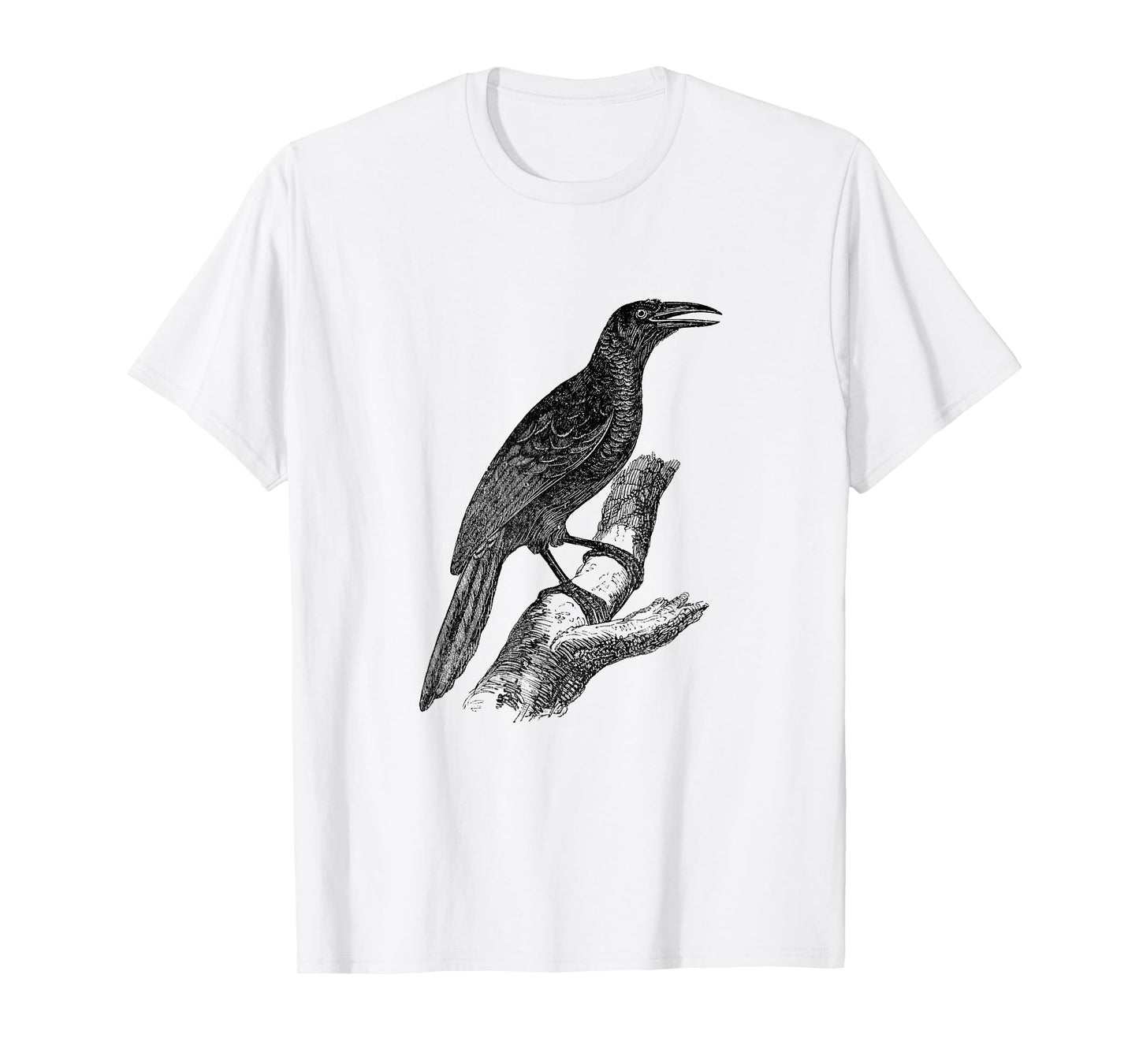 Common Grackle Bird Print T-Shirt