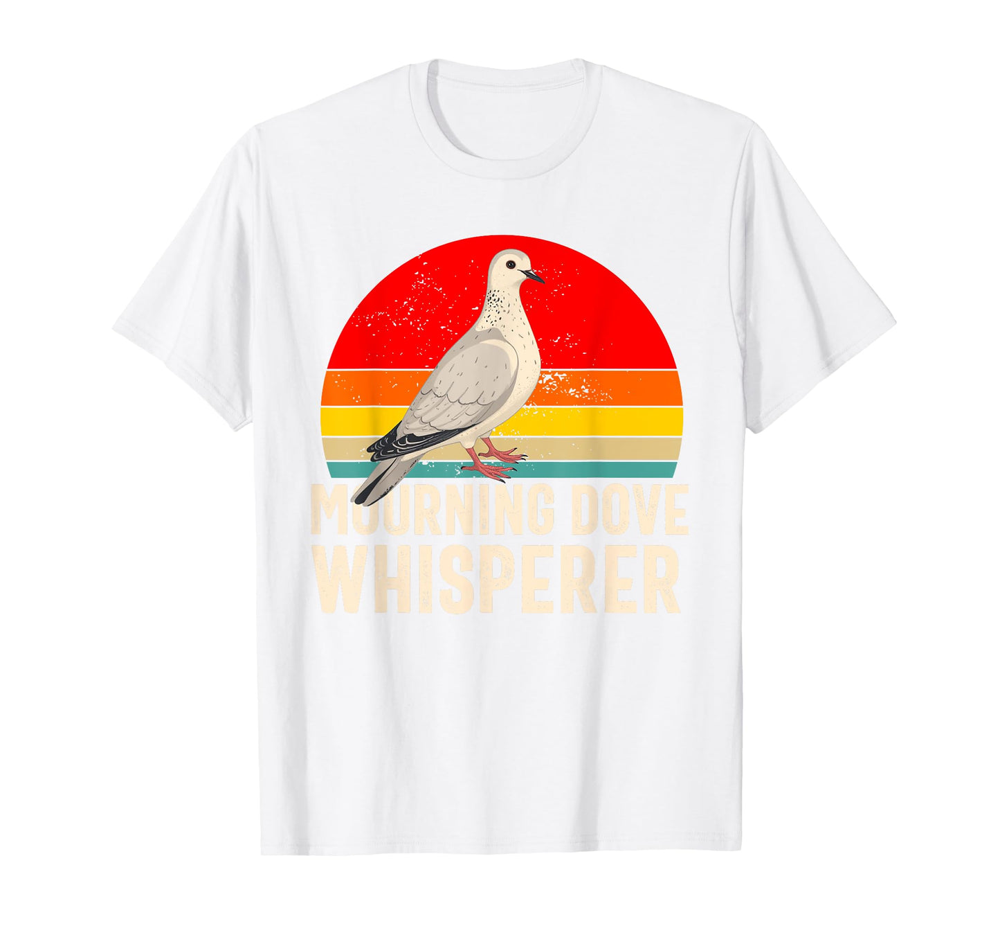 Mourning Dove Bird Lover Women Men Girl Boys Vintage Retro T-Shirt