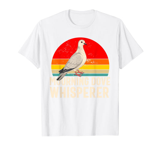 Mourning Dove Bird Lover Women Men Girl Boys Vintage Retro T-Shirt