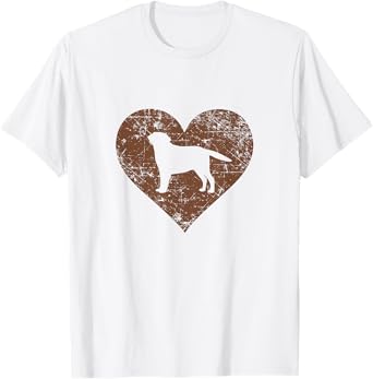 I Love Labrador Shirt Funny Cute Chocolate Dog Owner Gift T-Shirt