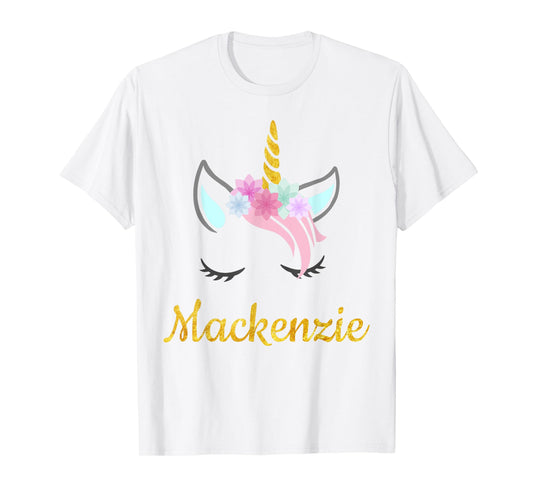 Mackenzie Unicorn Name Shirt for Mackenzie