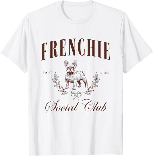 Frenchie Social Club French Bulldog Mom Dad T-Shirt