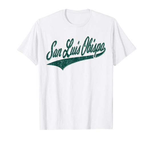 SAN LUIS OBISPO SLO CALIFORNIA VARSITY SCRIPT SPORTS JERSEY T-Shirt