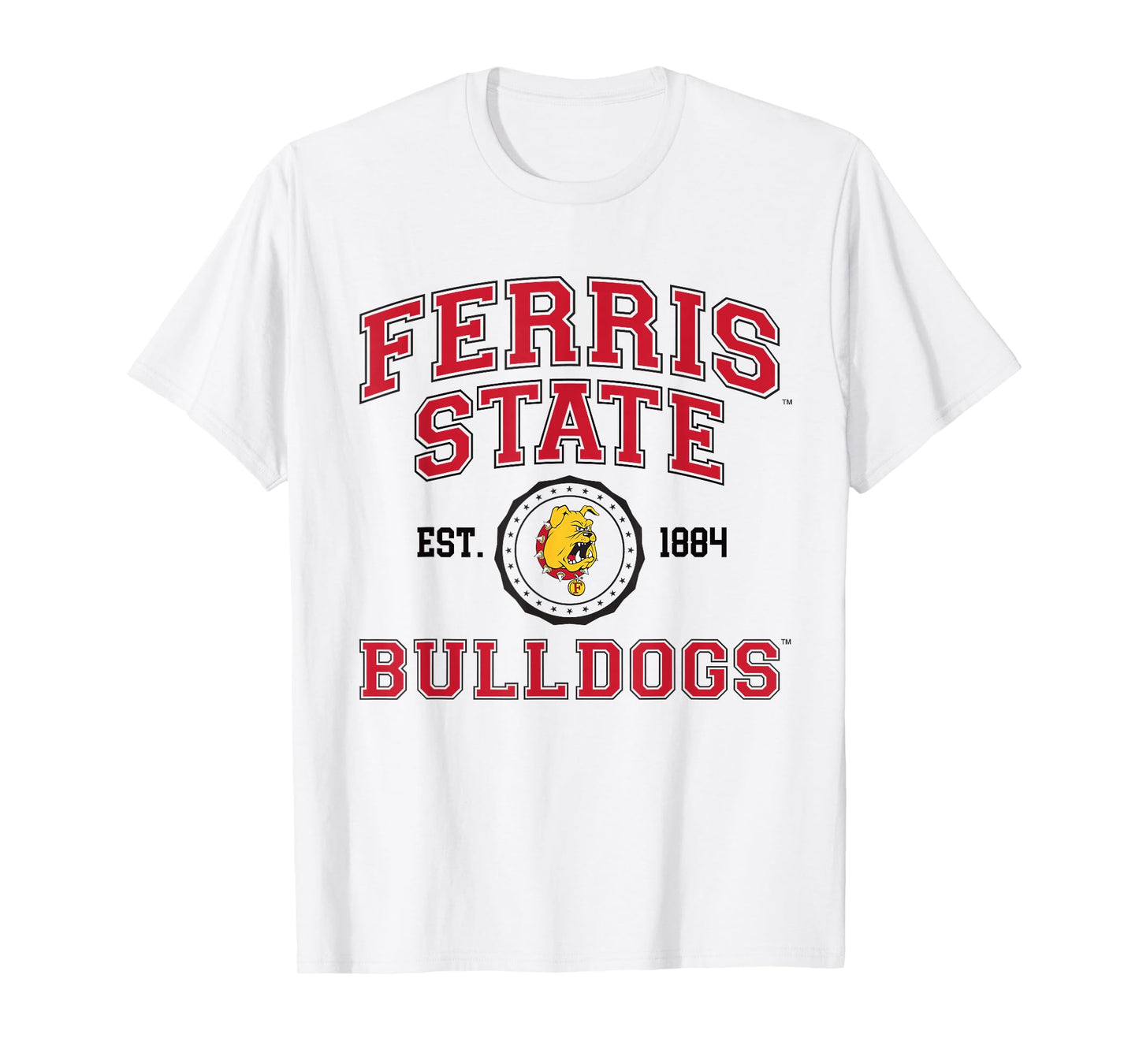 Ferris State Bulldogs | Official NCAA University | NAFPFER02 T-Shirt