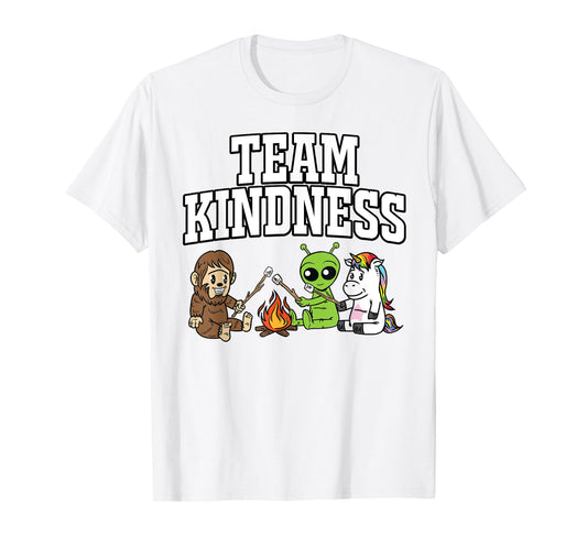 Team Kindness Shirt - Alien Unicorn Teacher Gifts Women Kids T-Shirt