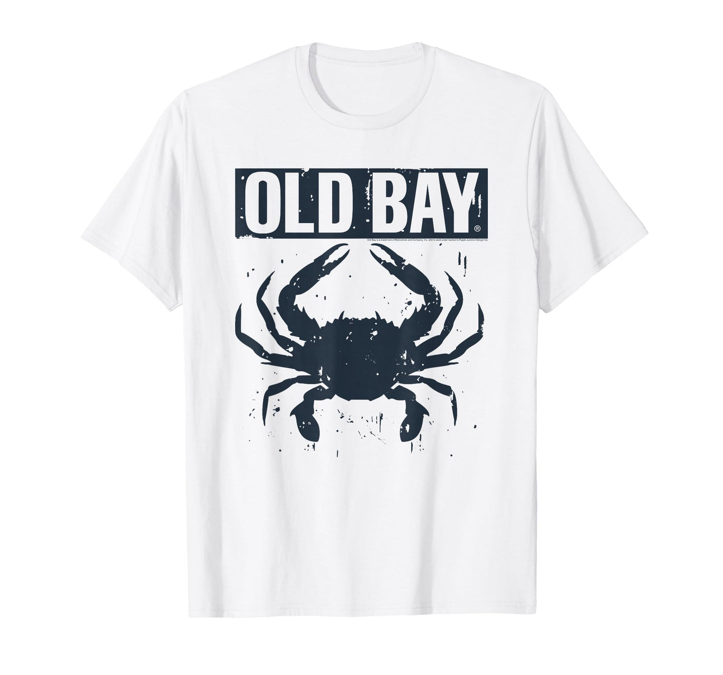 Old Bay Modern Crab and Logo Seafood Seasoning Foodie T-Shirt