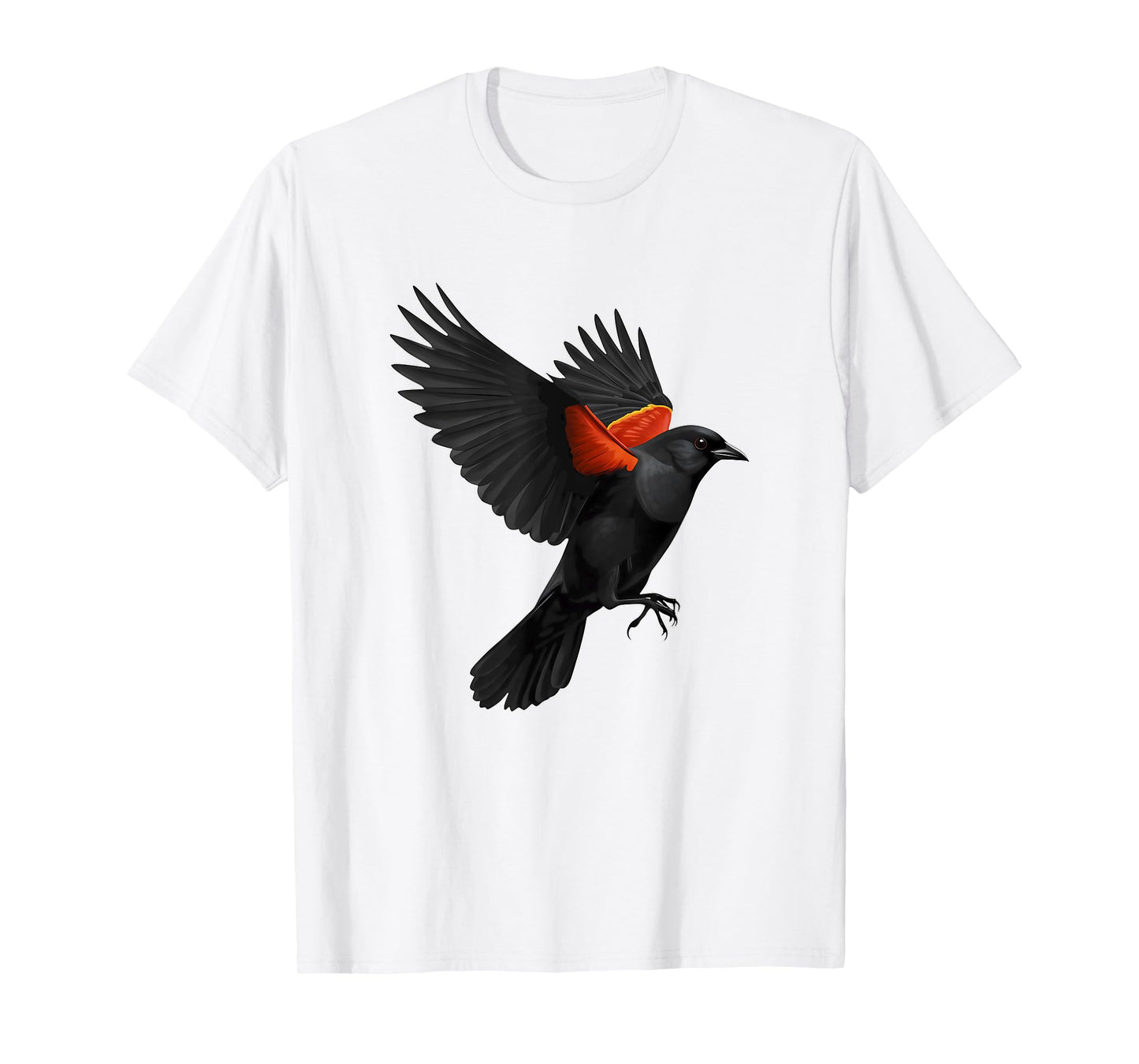 Red-Winged Black Bird, Birdwatching, Red Winged Blackbird T-Shirt