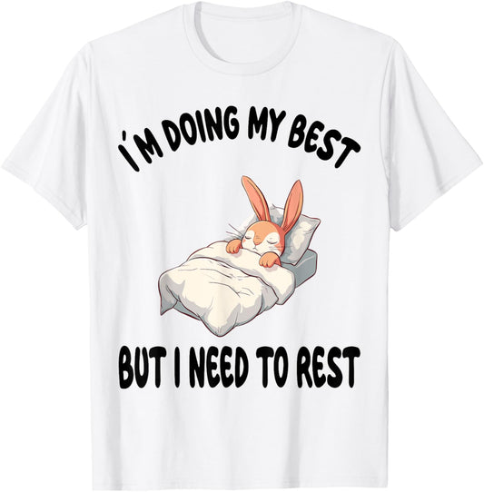 Bunny Rabbit Official Sleepshirt Pajamas Nightgown T-Shirt