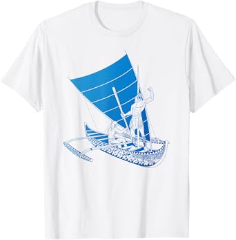 Tribal Hawaiian Outrigger Canoe Shirt - Hawaiian Tribal T-Shirt