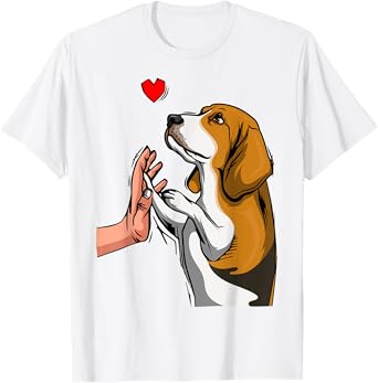 Beagle Love Dog Women Girls T-Shirt