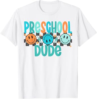 Pre-K Dude Back To School Shirt First Day Of Preschool T-Shirt