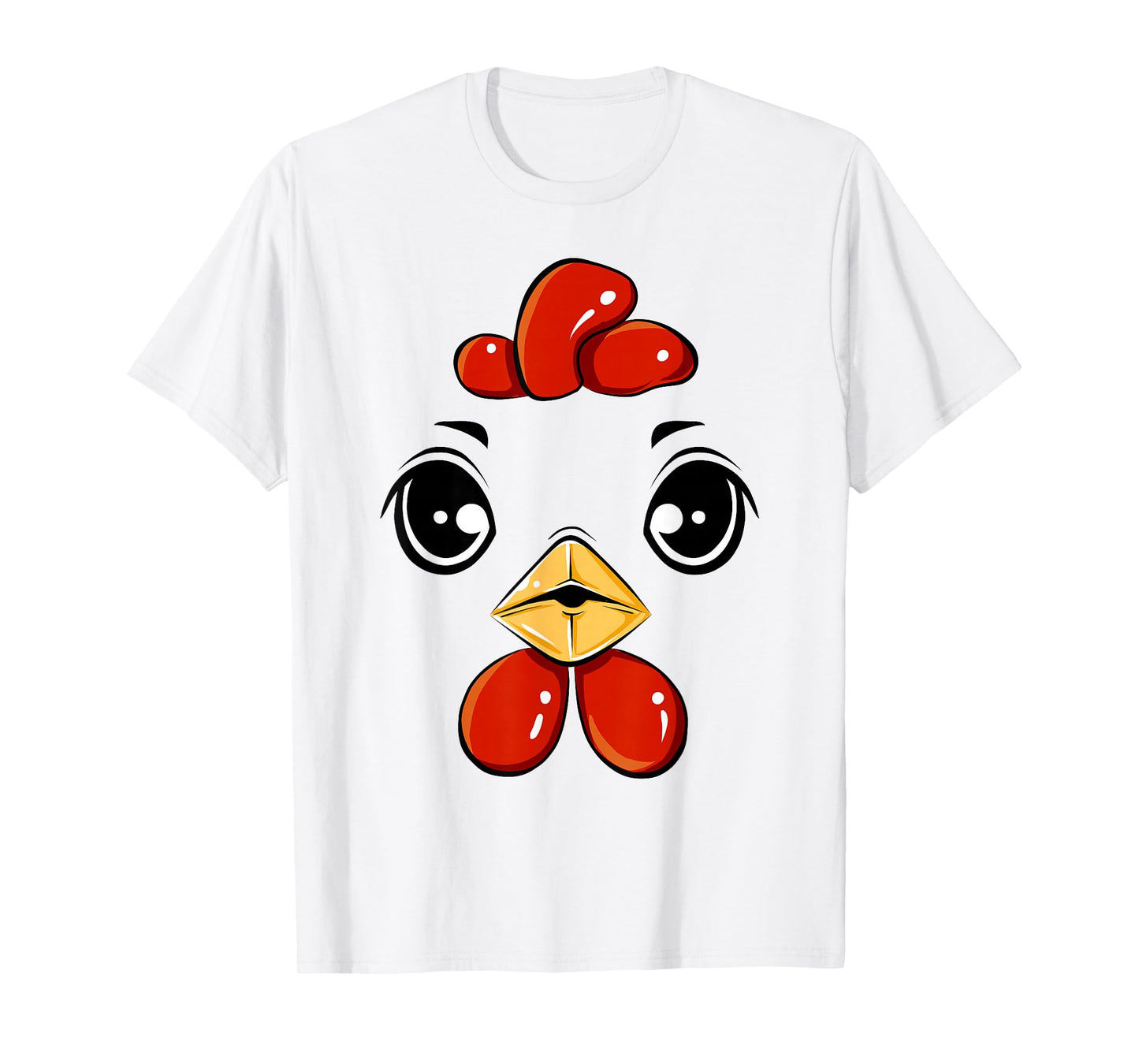 Face Chicken Costume Halloween Cute Chicken Costume Kids T-Shirt