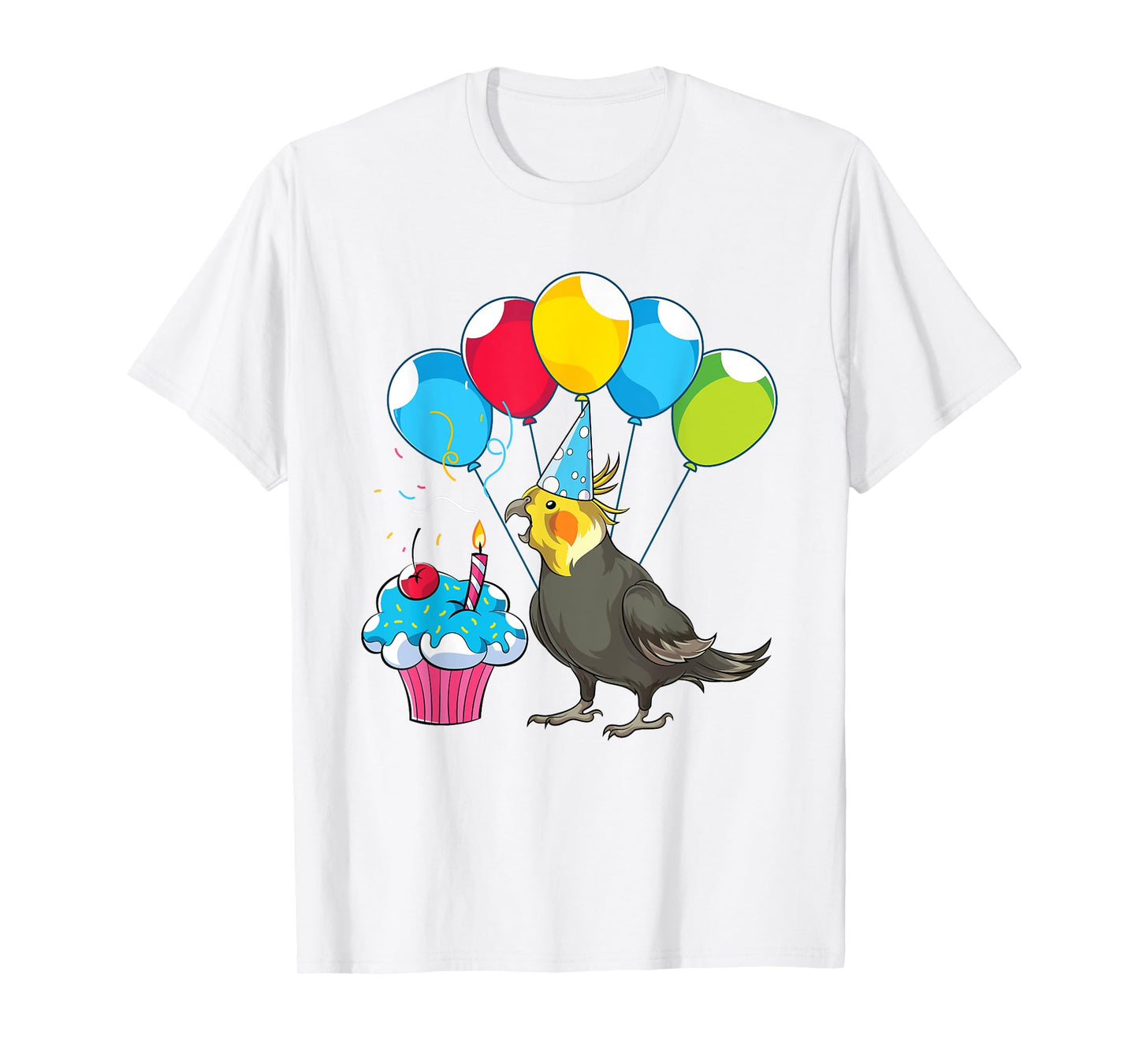 Cockatiel Lover Kids Birthday Parrot Animal Bird Cockatiel T-Shirt