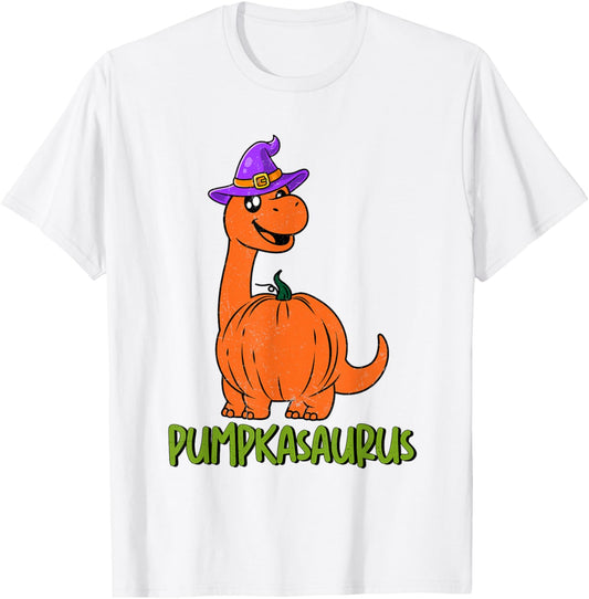 Halloween Pumpkin Dino Pumpasaurus Trick Or Treat Boys T-Shirt