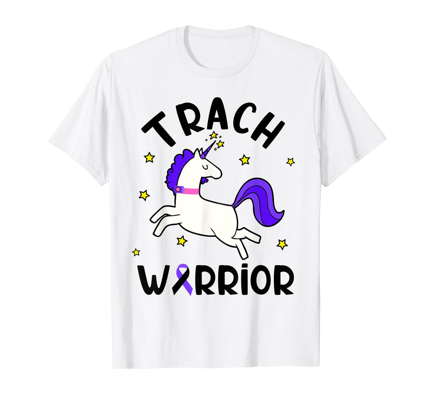 Trach Warrior Tracheostomy Awareness Unicorn T-Shirt