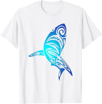 Hawaii Mano Tribal Shark Lover Awesome Cool Gift T-Shirt T-Shirt