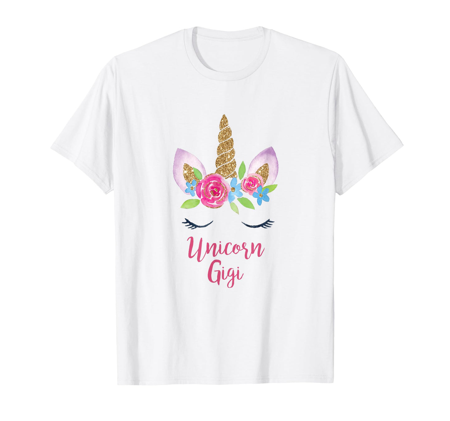 Gigi Unicorn Mama Costume Grandma Cutest Birthday Princess T-Shirt