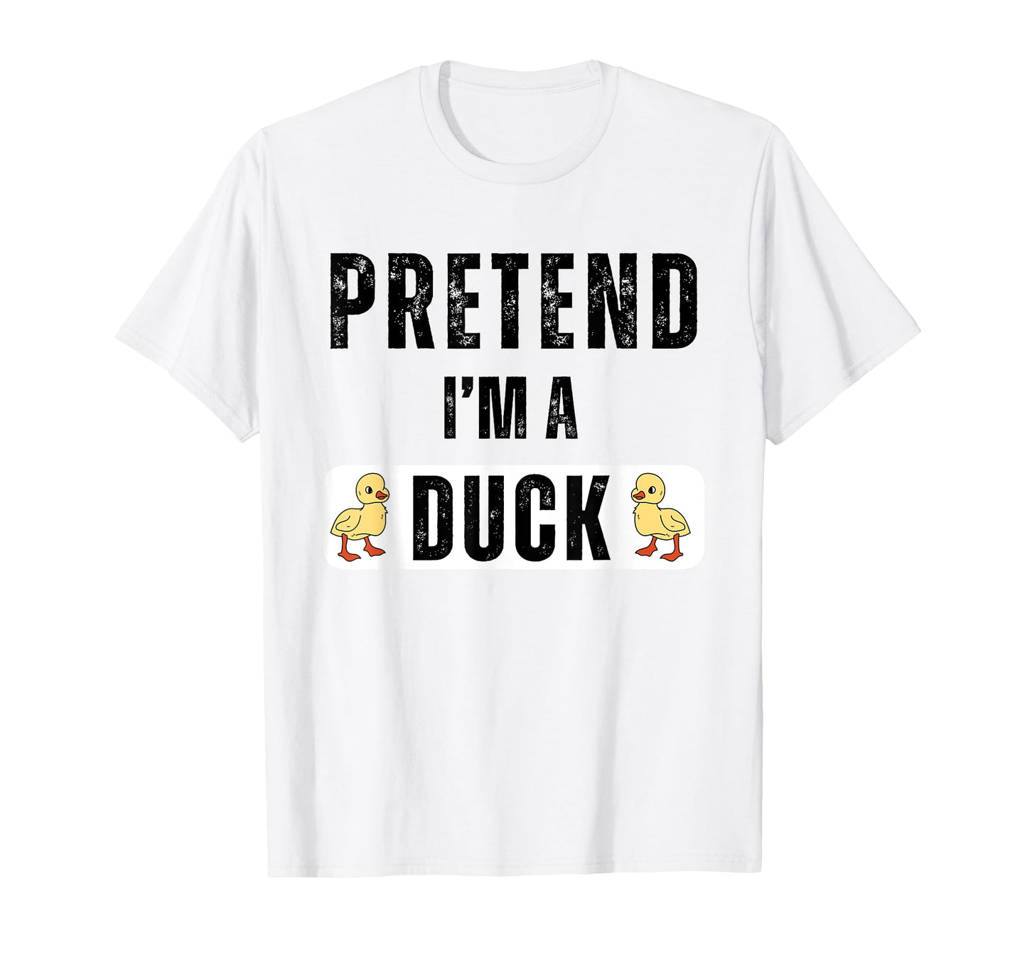 Pretend I'm A Duck Matching Kids Adult Duck Costume T-Shirt