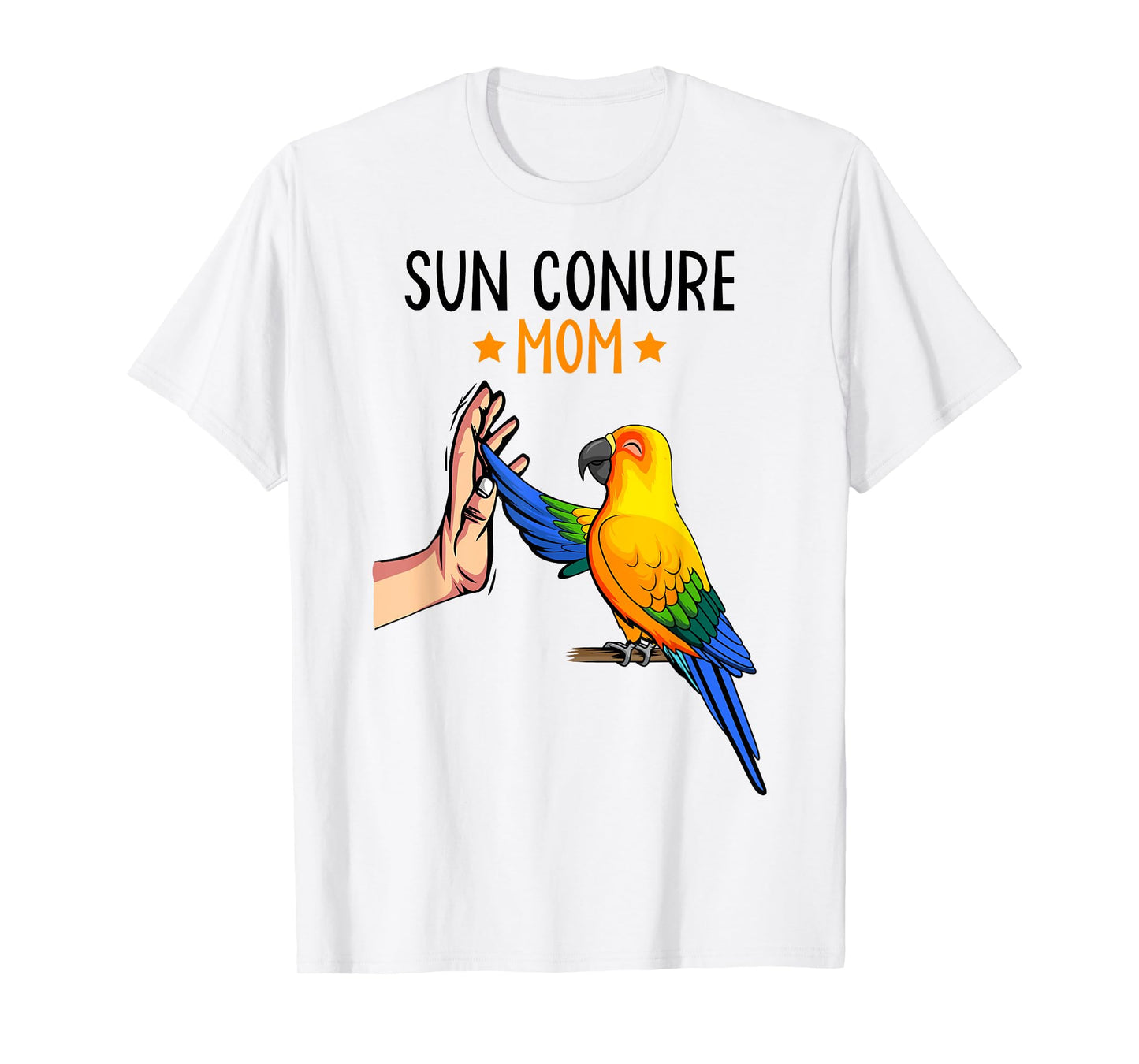 Sun Conure Mom Bird Parrot Women T-Shirt