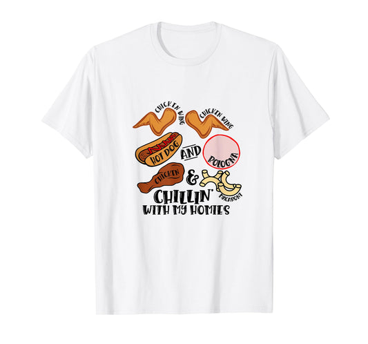 Chicken Wing Chicken Wing Hot Dog & Bologna Viral Song Lyric T-Shirt for Men Women