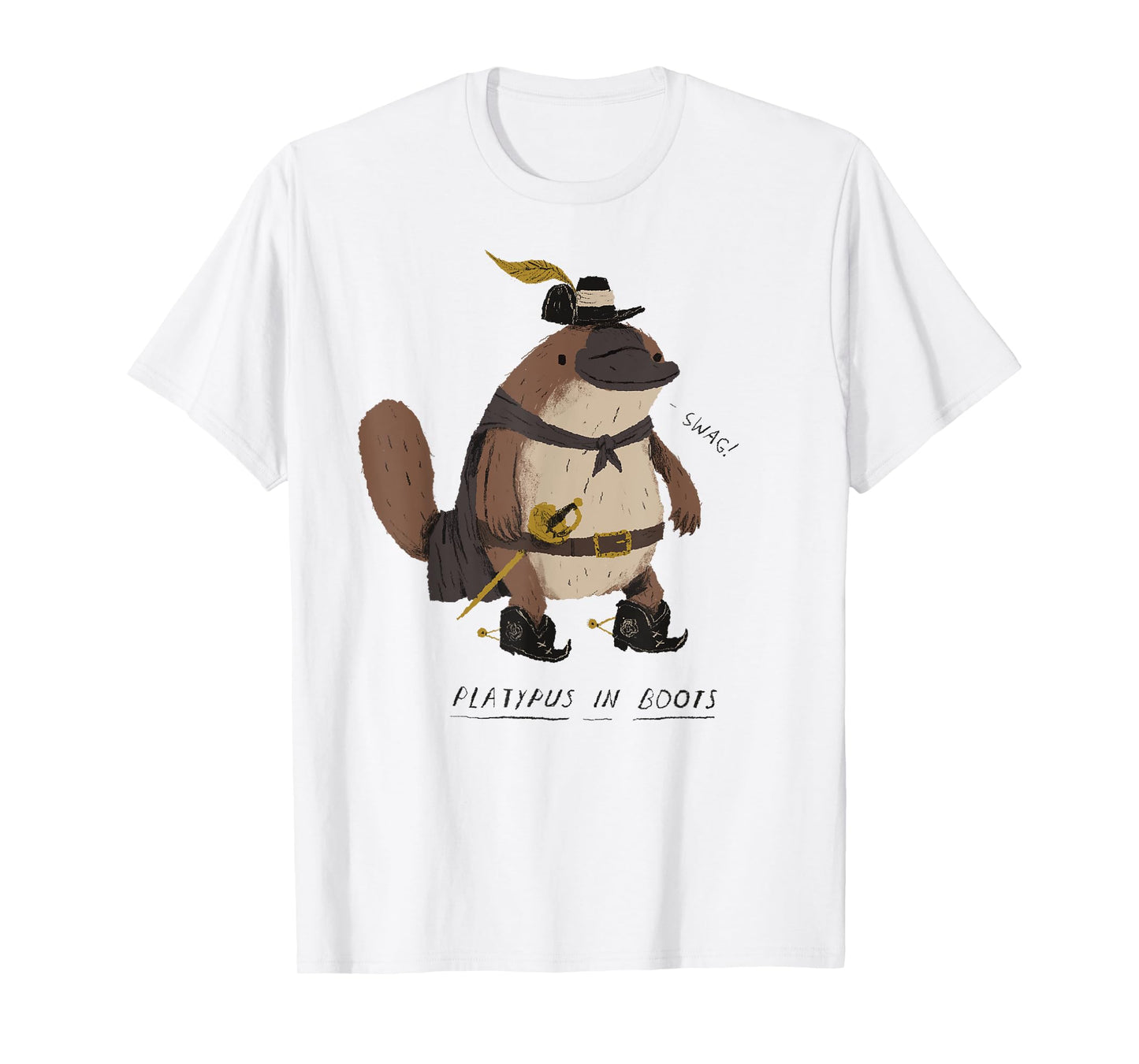 platypus in boots T-shirt / platypus tee! T-Shirt