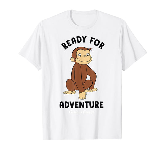 Curious George Ready For Adventure George Smiling T-Shirt