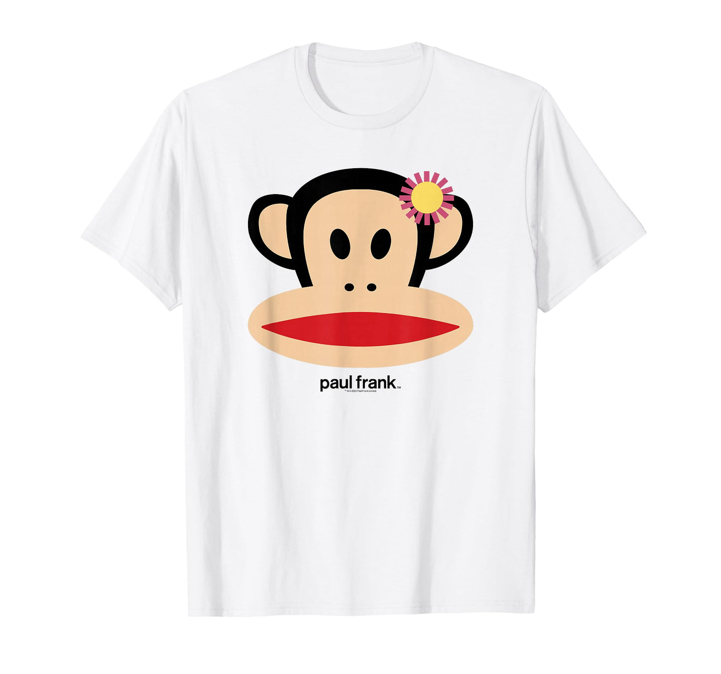 Paul Frank Spring Time Julius Flower Decor Face Portrait T-Shirt