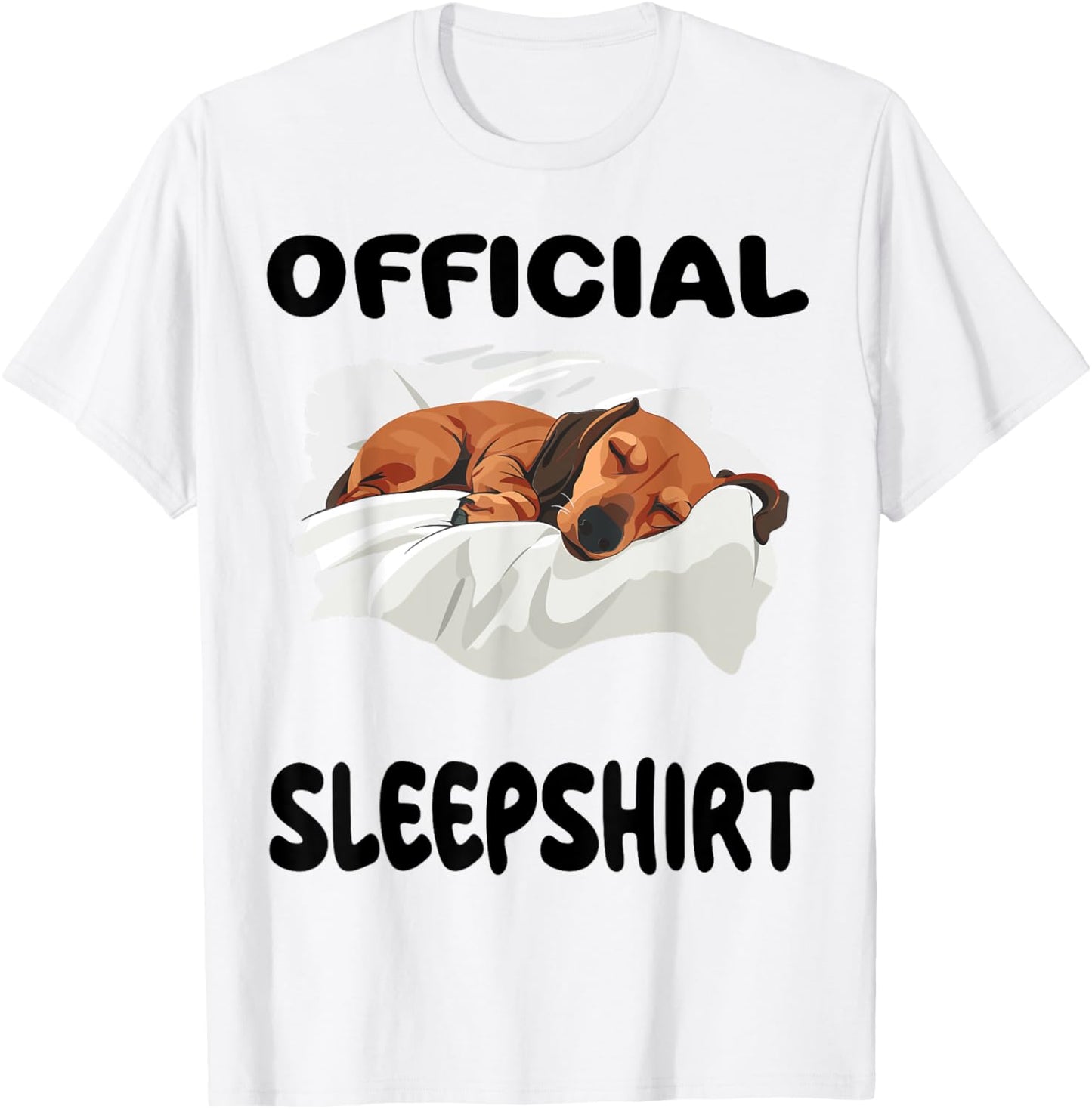 Dachshund Doxie Dog Official Sleepshirt Pajamas Nightgown T-Shirt