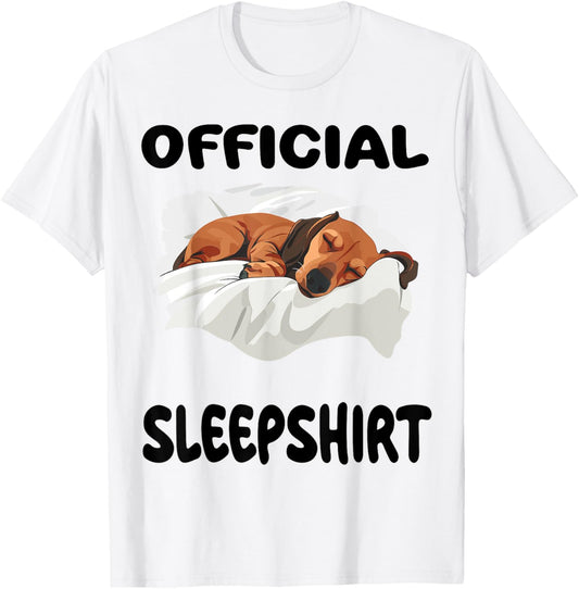 Dachshund Doxie Dog Official Sleepshirt Pajamas Nightgown T-Shirt
