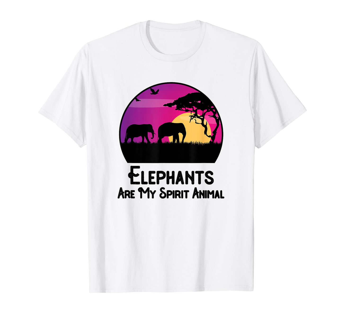 Elephants Are My Spirit Animal Elephant Lovers T-Shirt